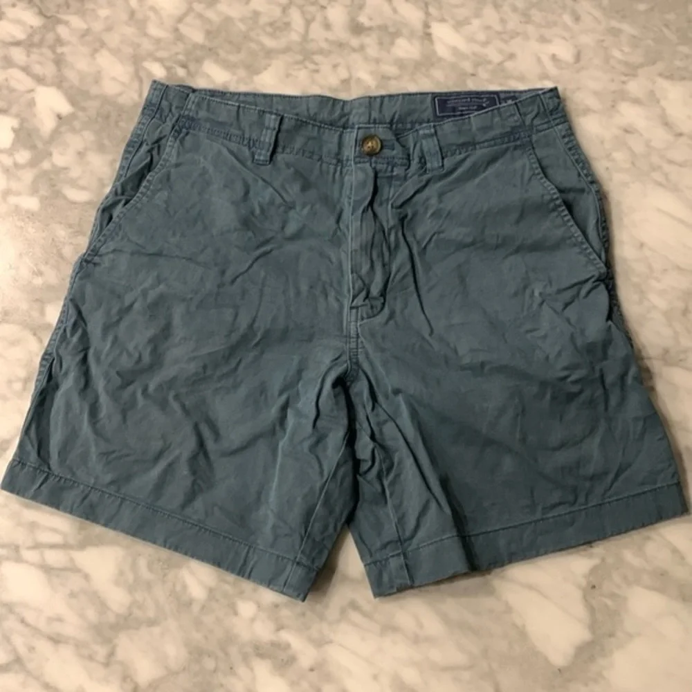 Vineyard Vines 7” Island short, Mallard Blue, Size 28” waist